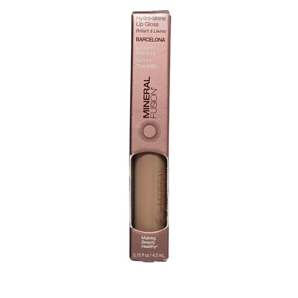 Mineral Fusion Barcelona HydroShine Lip Gloss | Clear Sparkle - Picture 1 of 7